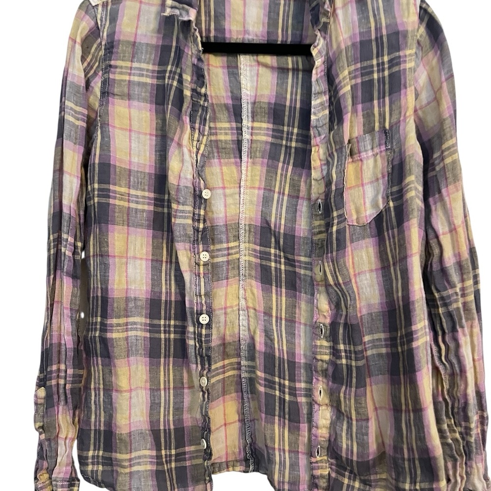 CP shade Plaid Button-Up Shirt size small
